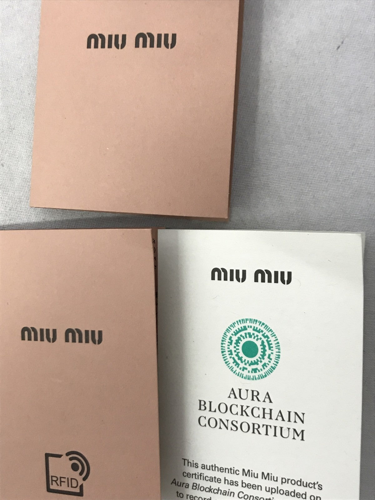 miumiu/巾着/茶