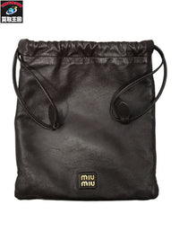 miumiu/巾着/茶
