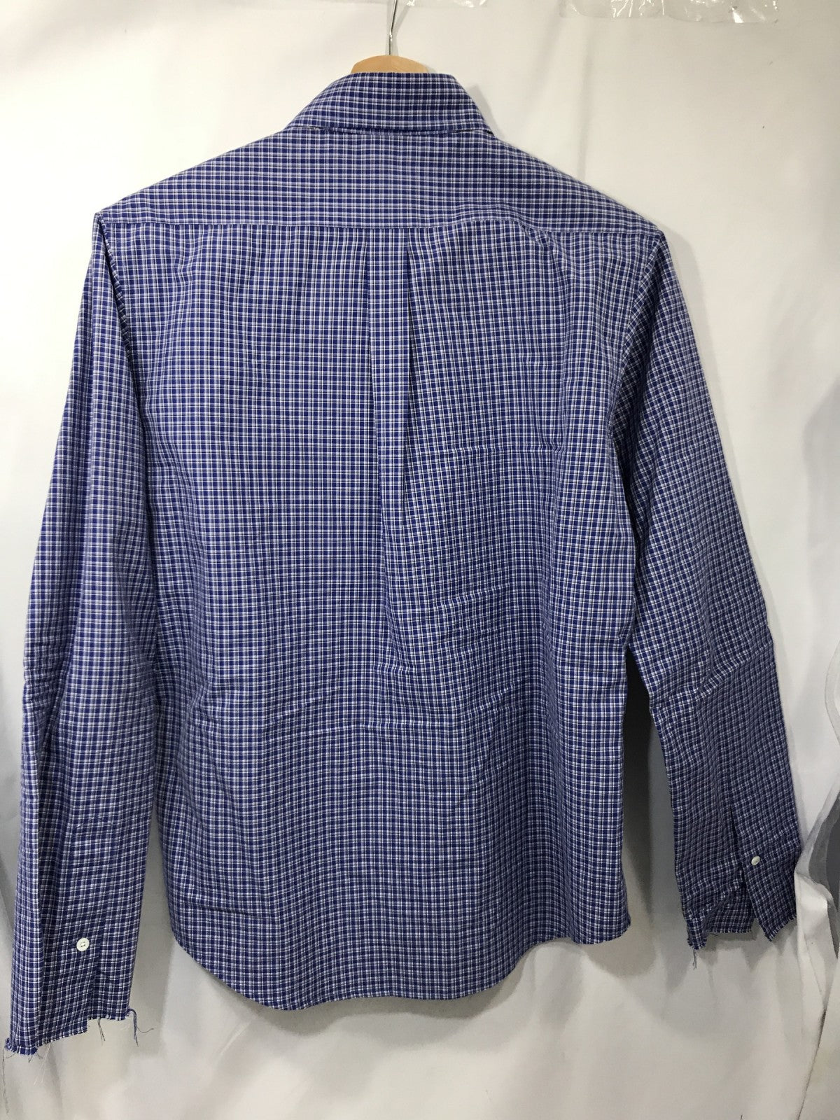 miumiu/チェックシャツ/青/38