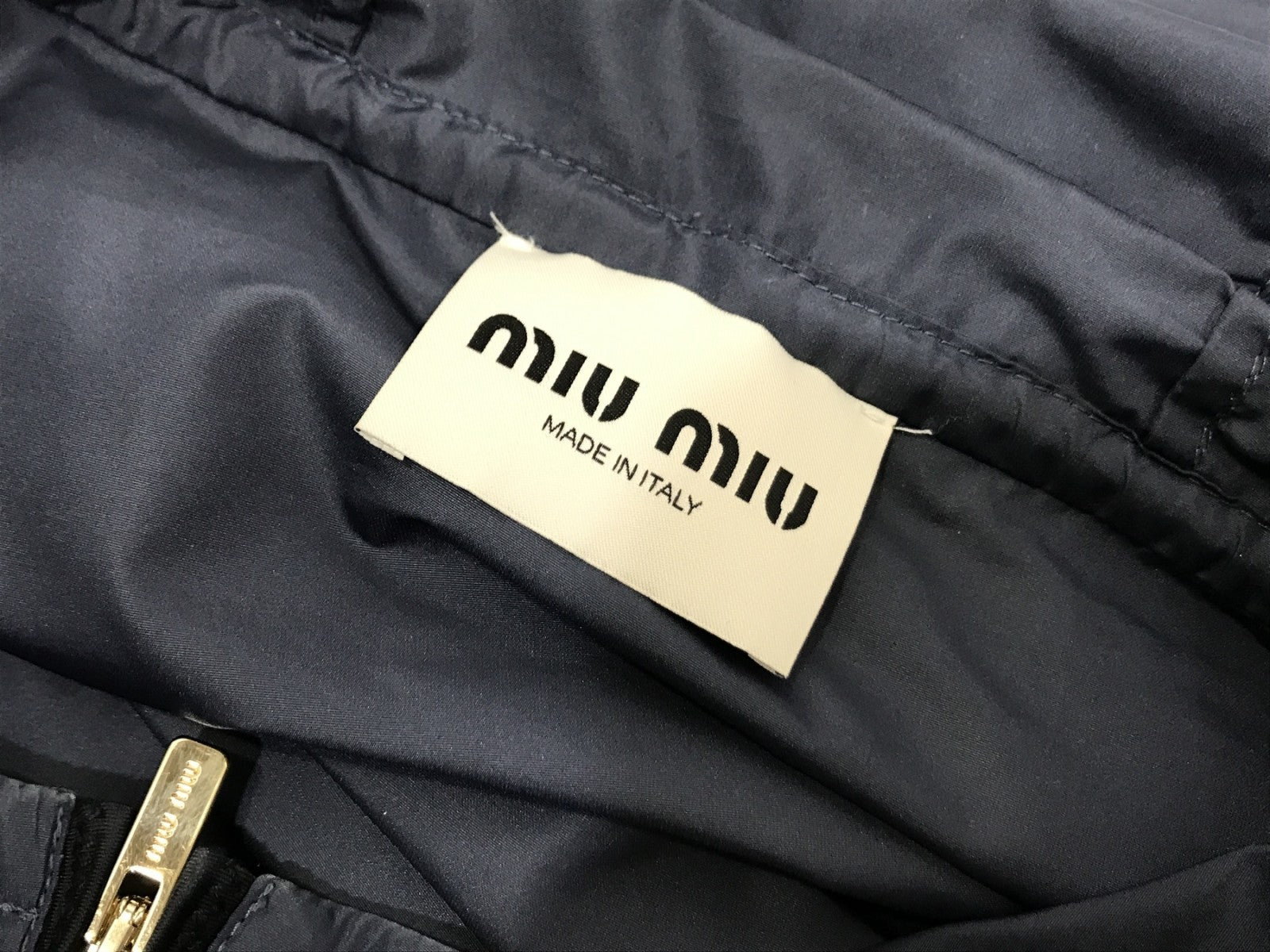 nmiumiu/ナイロンジップアップ/NYV/38