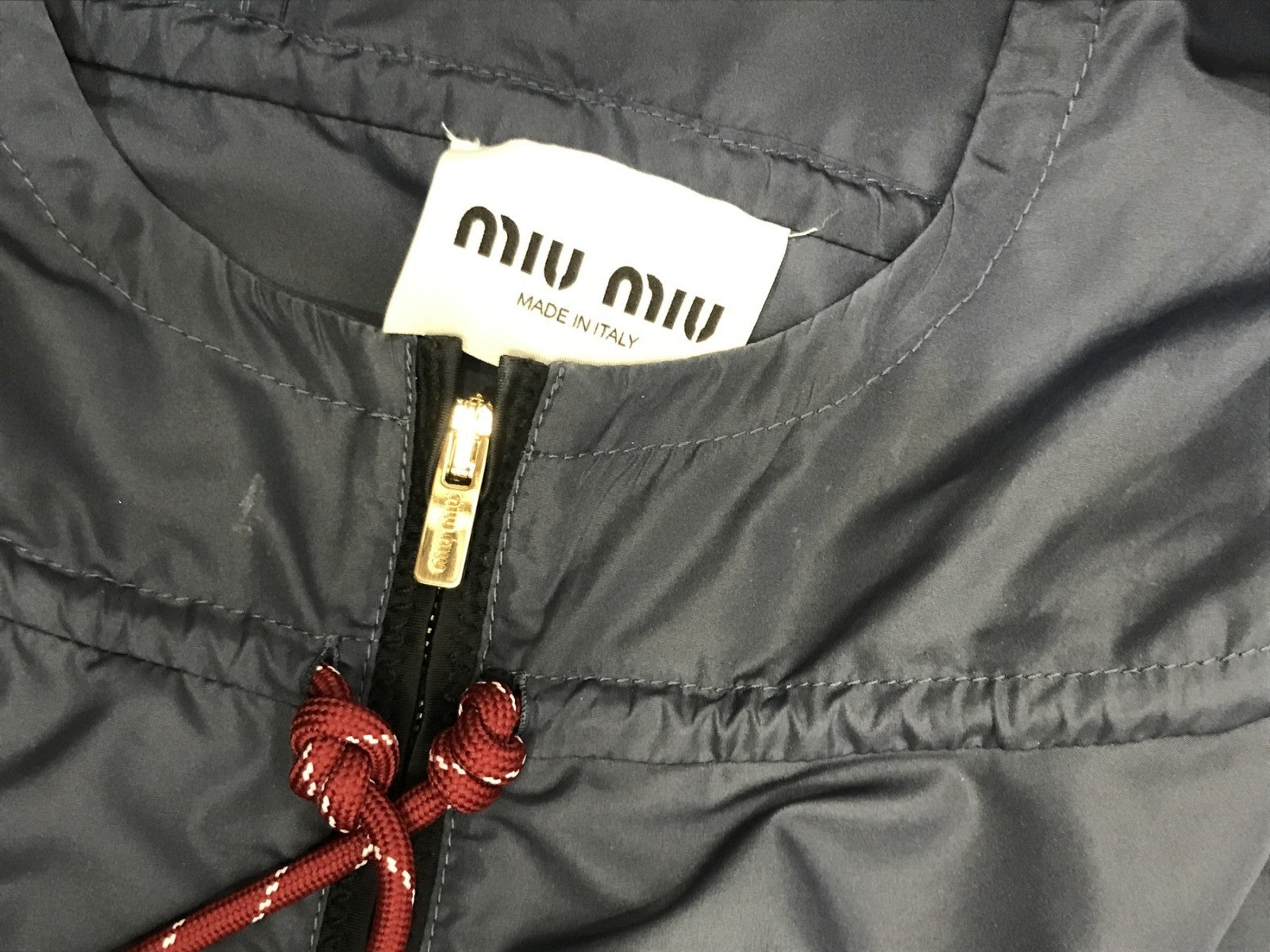 nmiumiu/ナイロンジップアップ/NYV/38