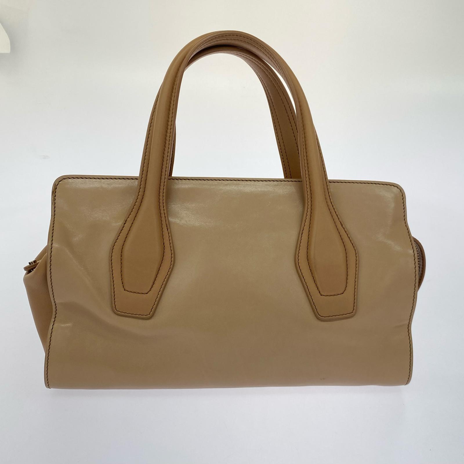 トートバッグ 2WAY Dバック レザー ベージュ ベージュ