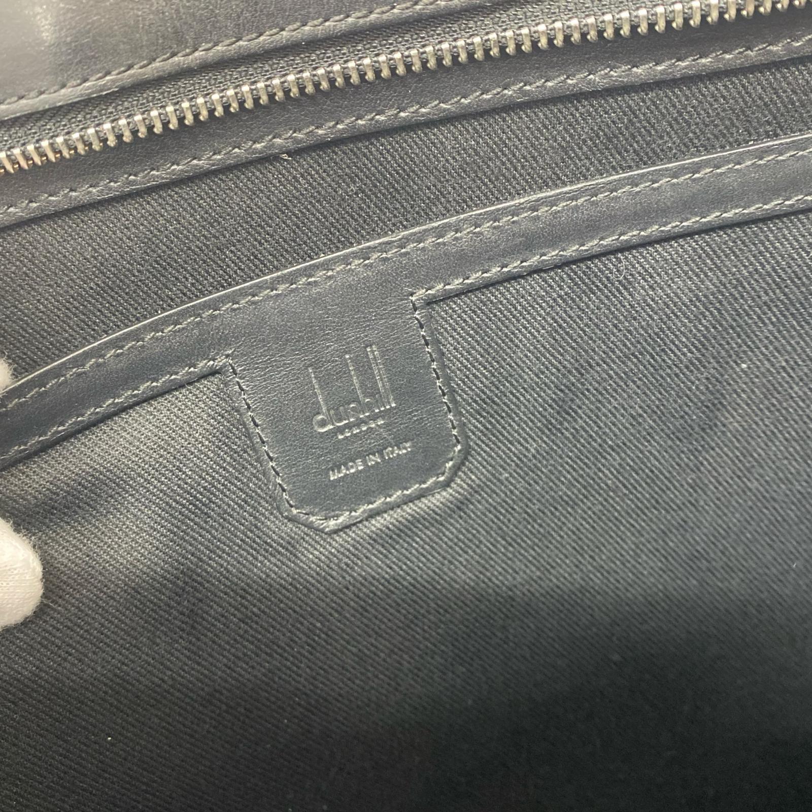 dunhill エンジンターン ハンドバッグ