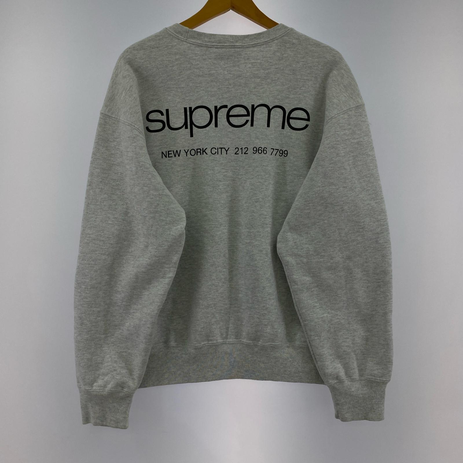 スウェット NYC Crewneck S グレー