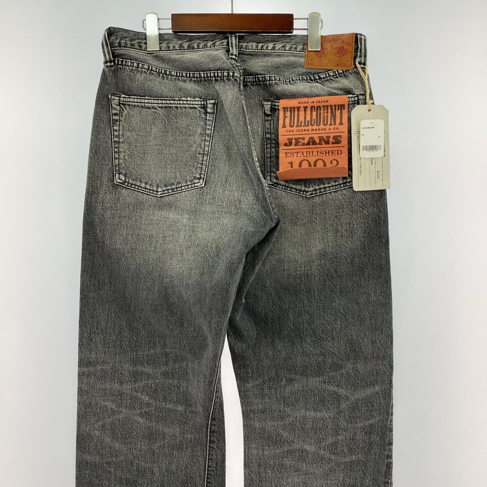 パンツ Straight Black Denim Dartford/1101BKHW/ 36 グレー