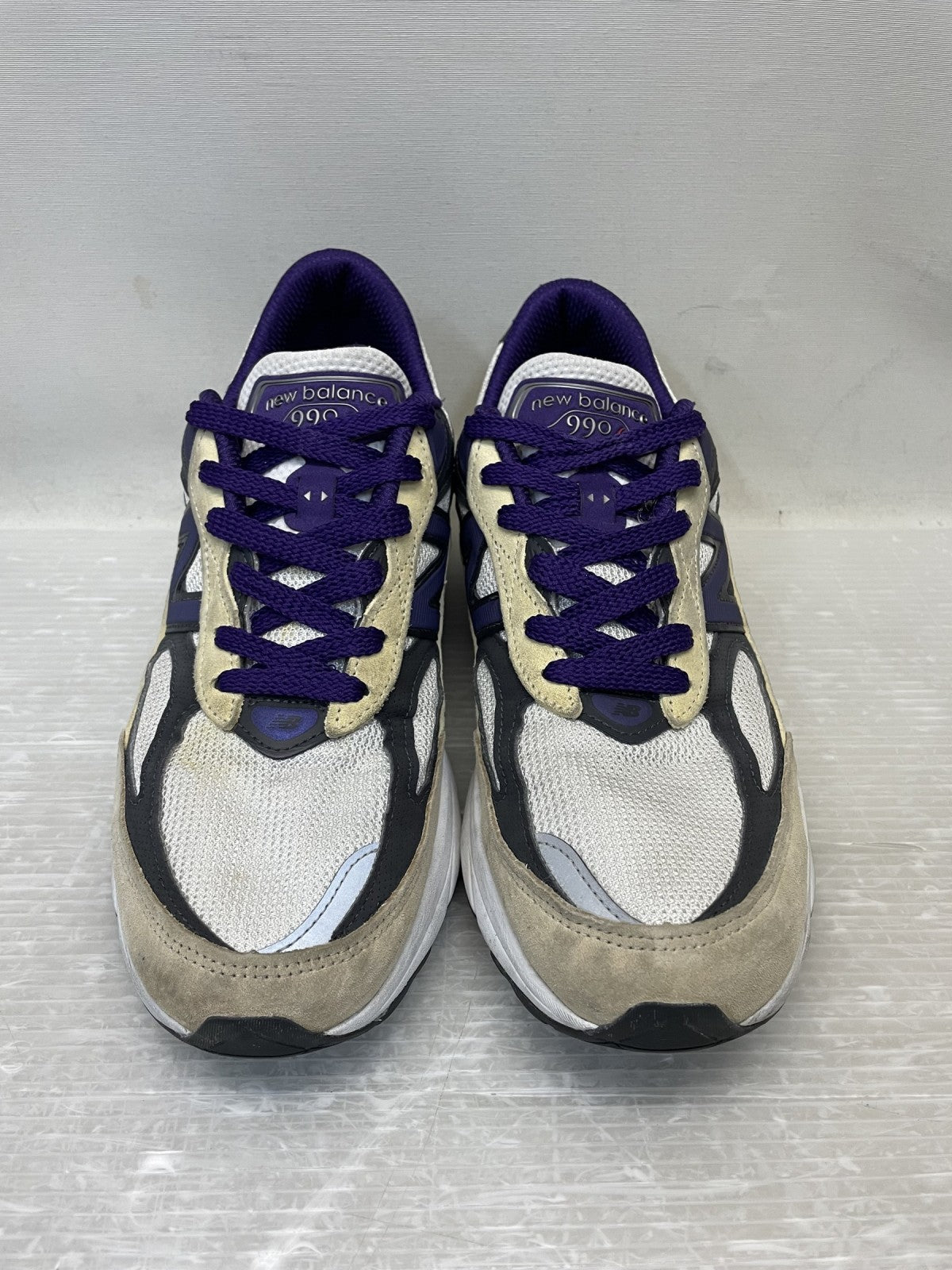 スニーカー NEW BALANCE USA製 U990WB6 PLUM 27.5cm