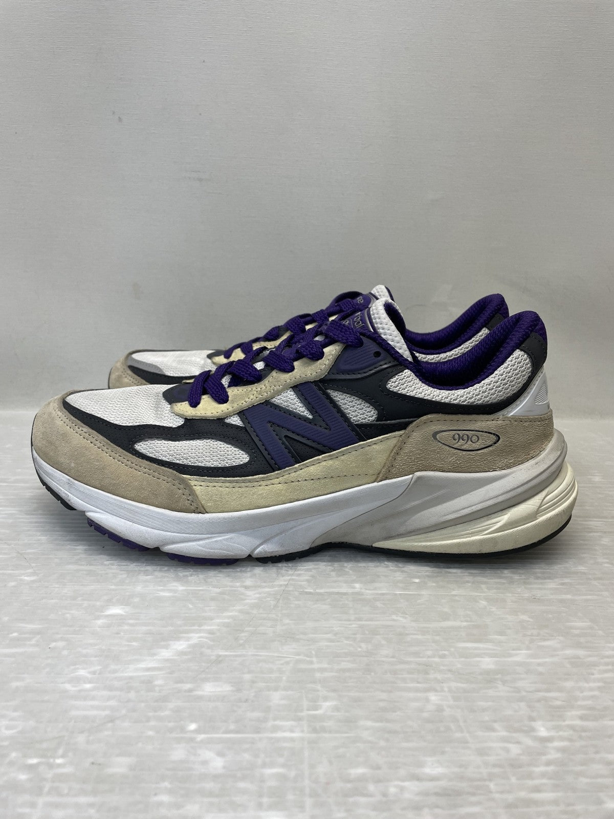 スニーカー NEW BALANCE USA製 U990WB6 PLUM 27.5cm