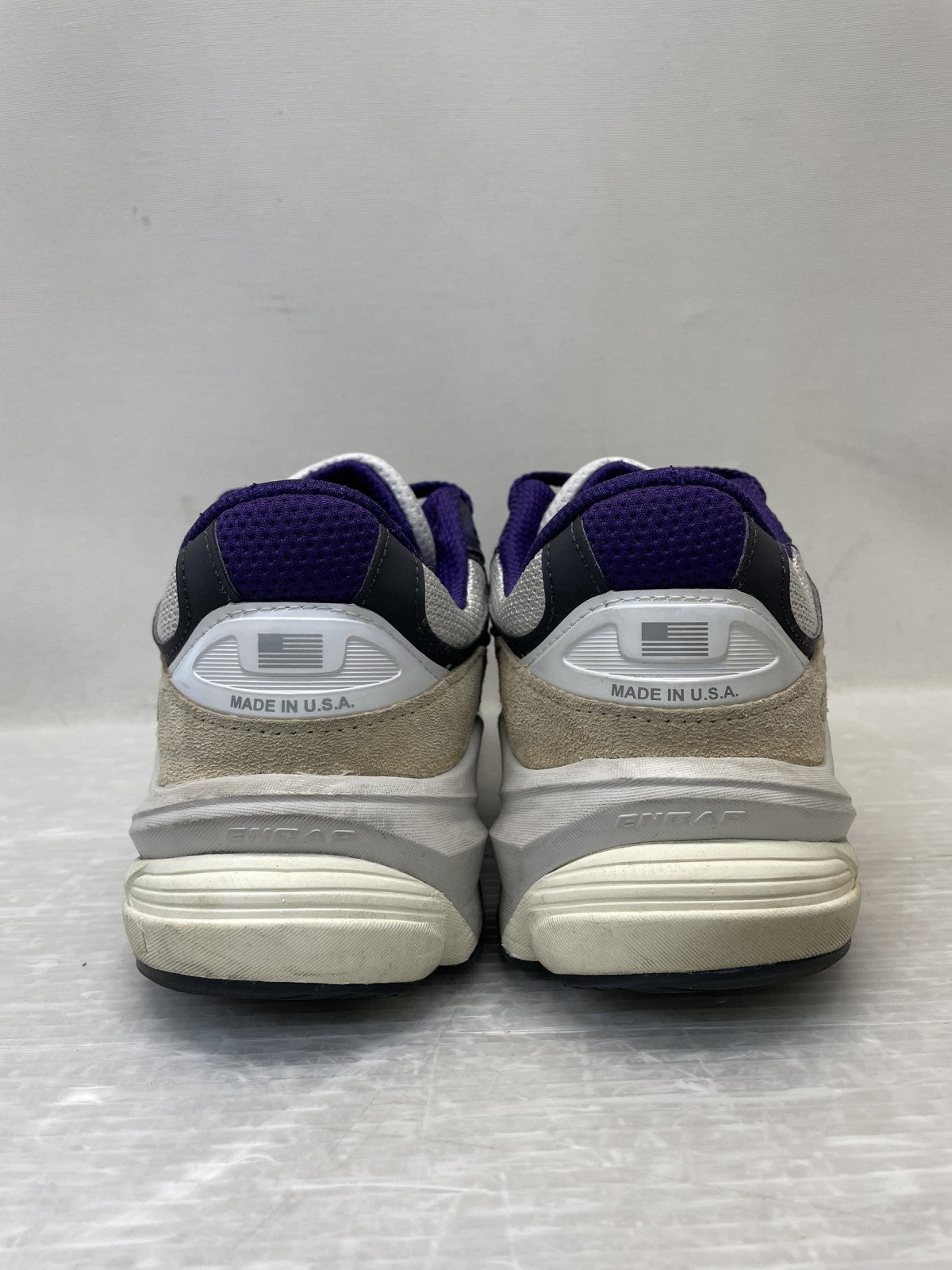 スニーカー NEW BALANCE USA製 U990WB6 PLUM 27.5cm