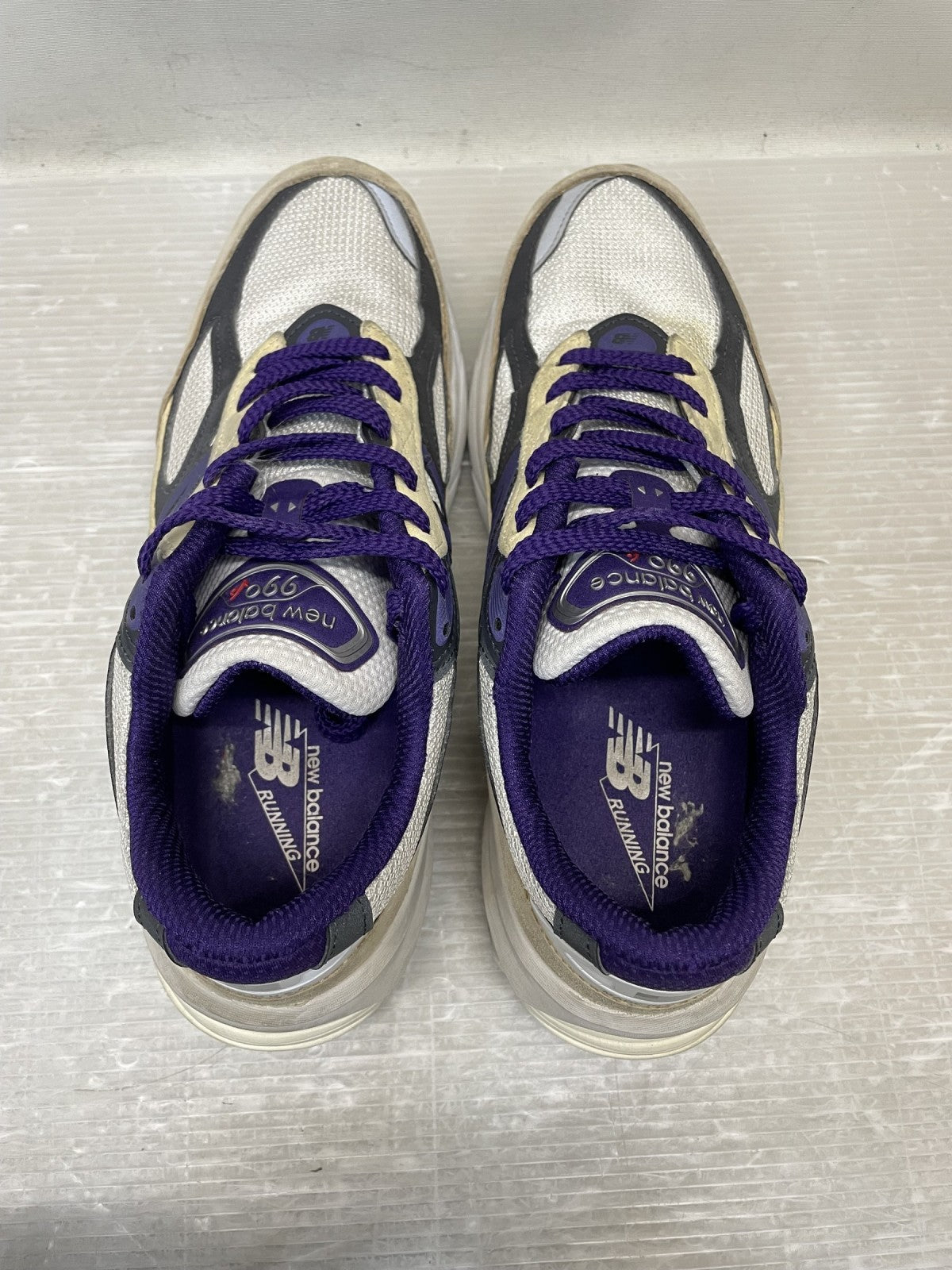 スニーカー NEW BALANCE USA製 U990WB6 PLUM 27.5cm