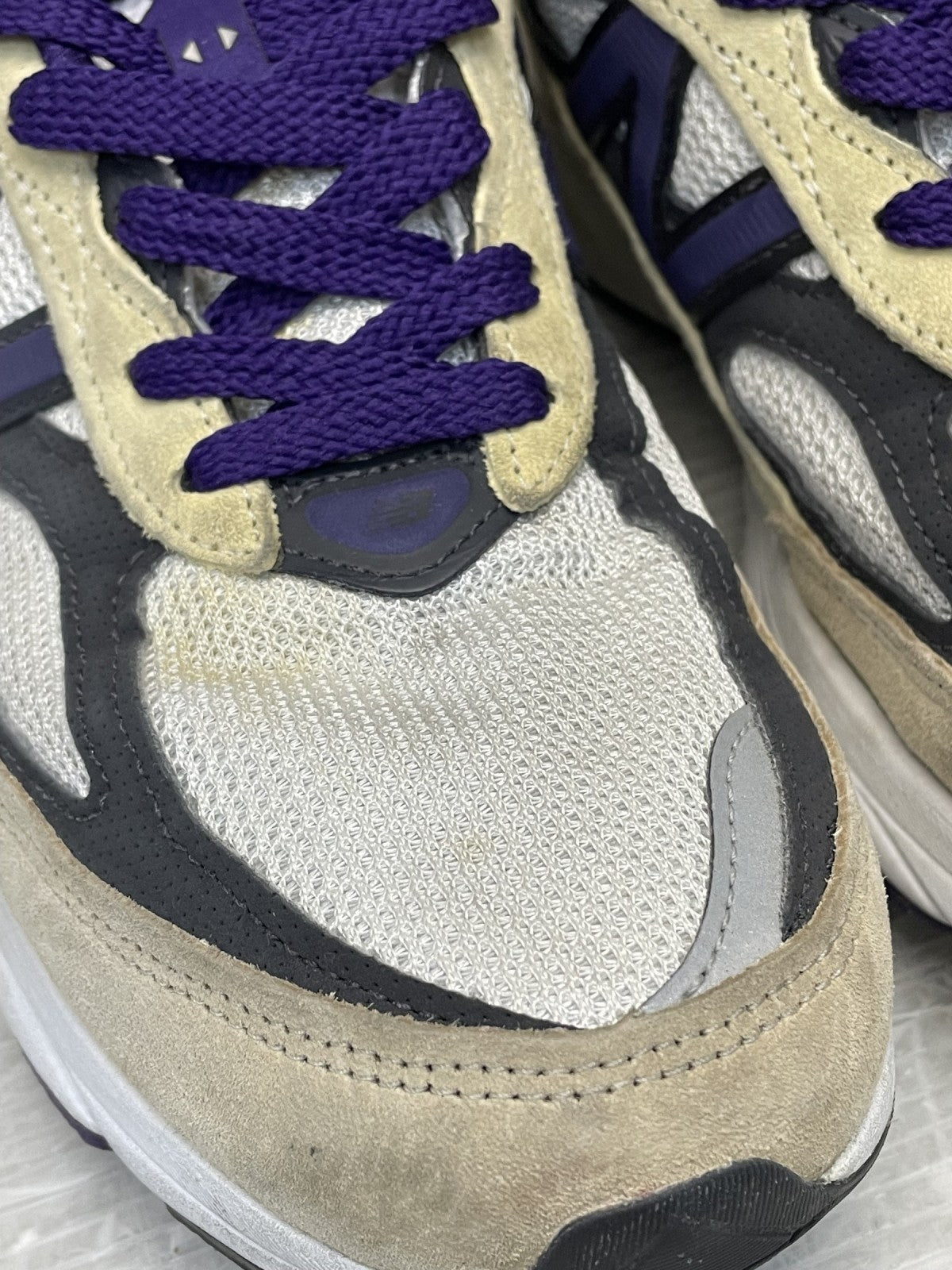 スニーカー NEW BALANCE USA製 U990WB6 PLUM 27.5cm