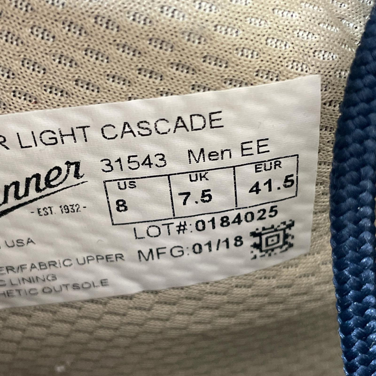 ブーツ Danner DANNER LIGHT CASCADE 8 ブラウン×ネイビー 26cm (US8 UK7 1/2 EU42)