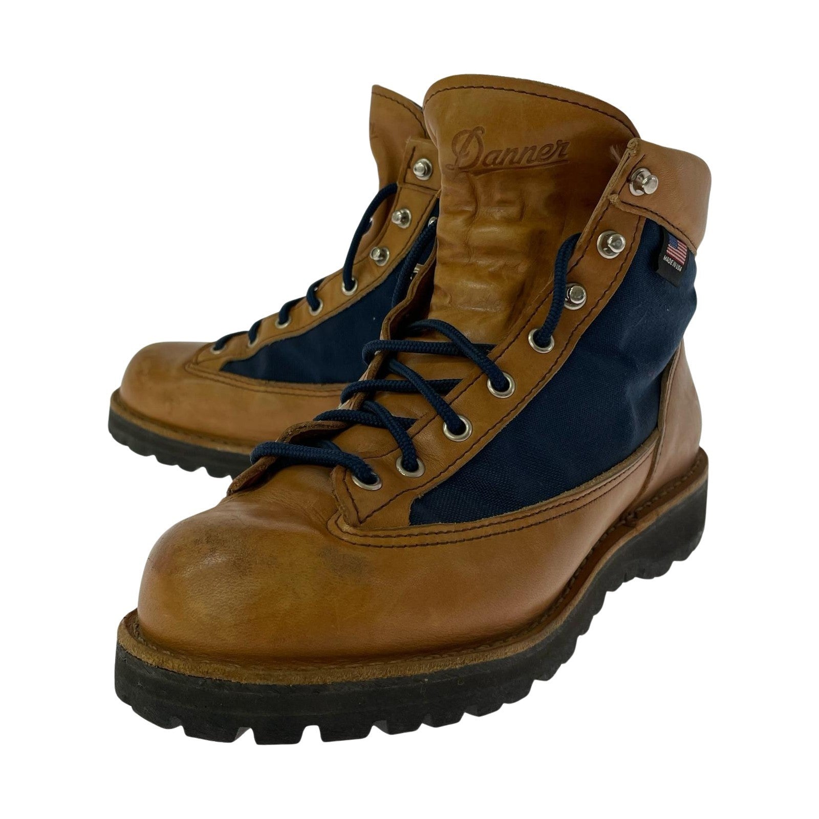 ブーツ Danner DANNER LIGHT CASCADE 8 ブラウン×ネイビー 26cm (US8 UK7 1/2 EU42)