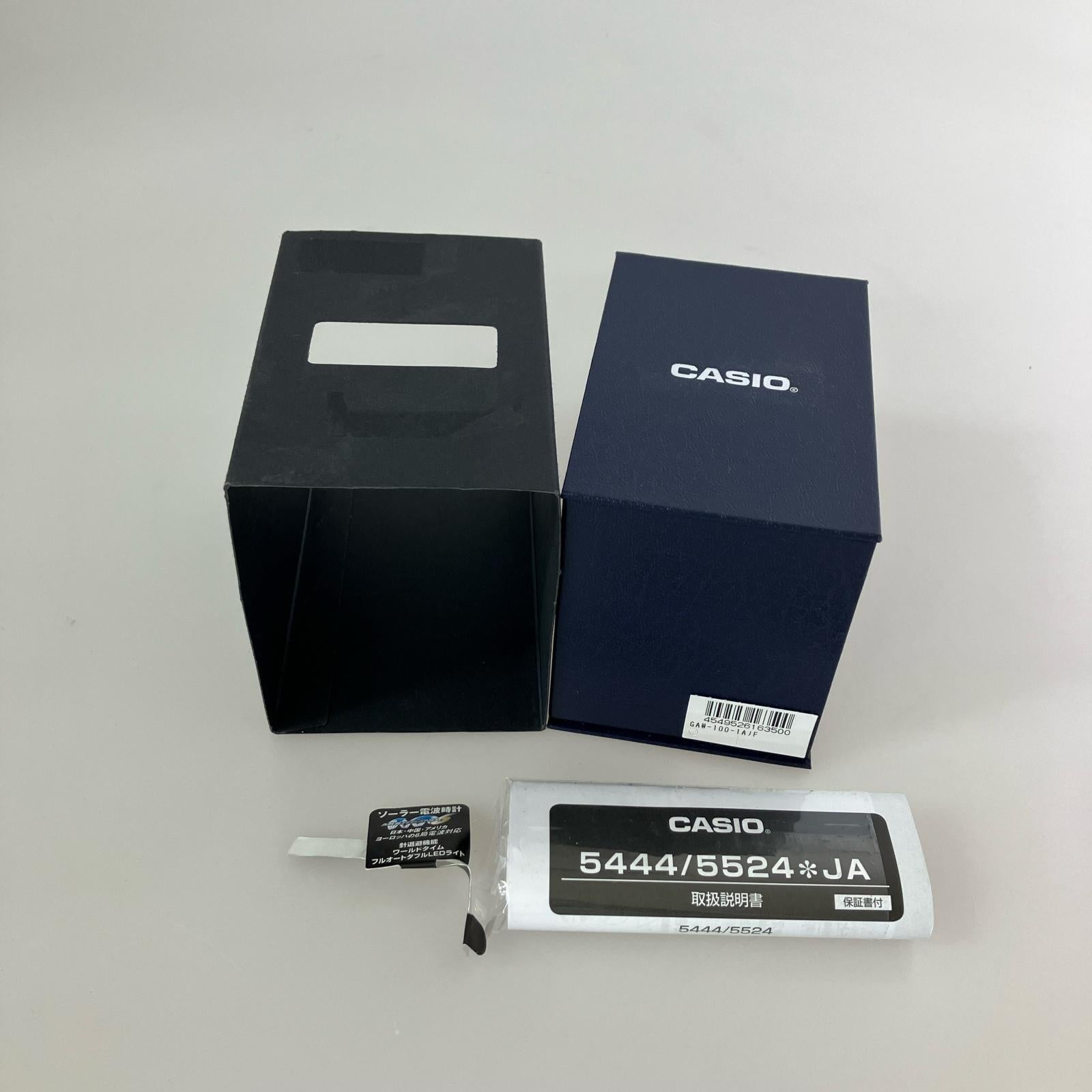 腕時計 CASIO G-SHOCK 腕時計 GAW-100-1AJF 黒 ブラック