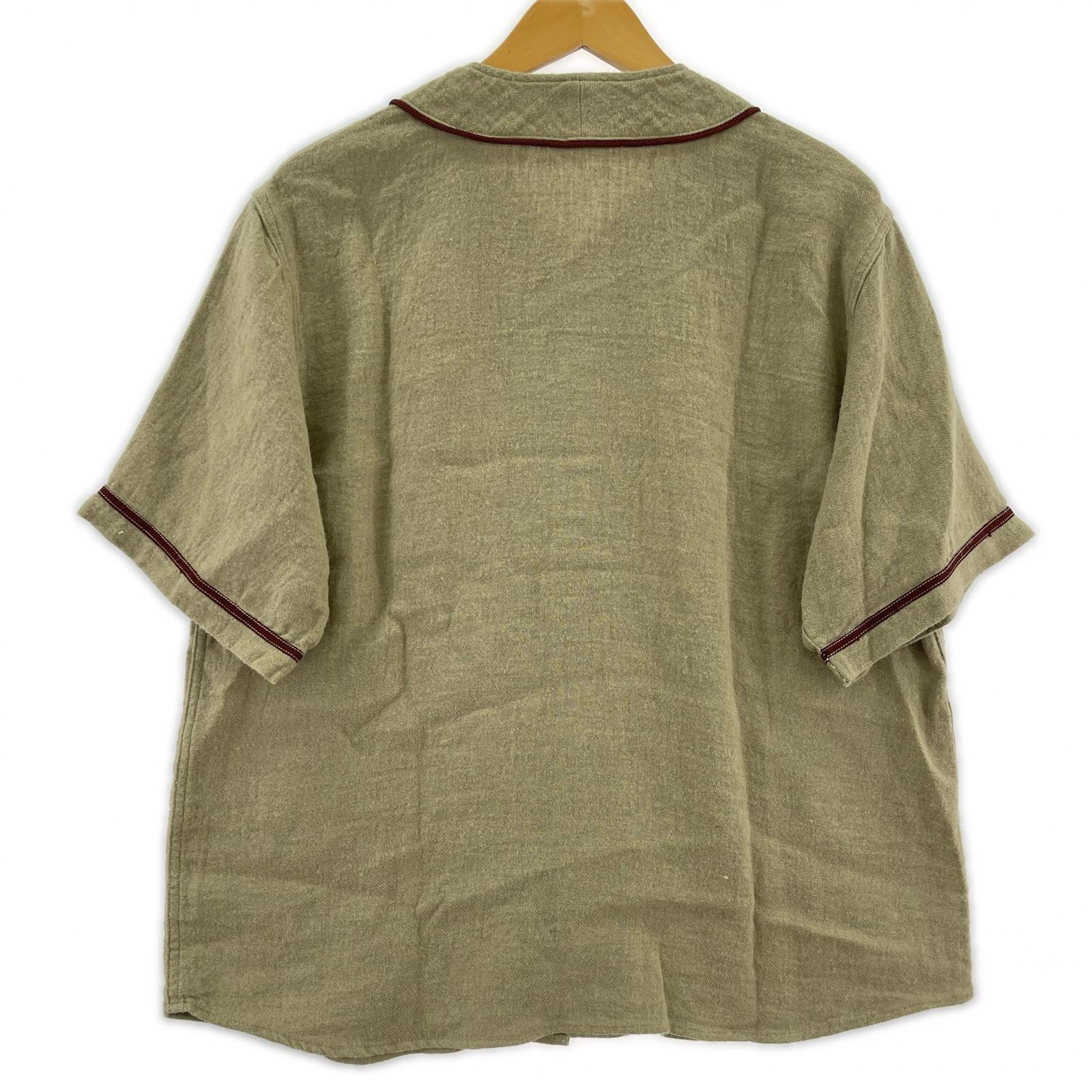 半袖シャツ DOOLITTLE BASE BALL SHIRT (M) M ベージュ
