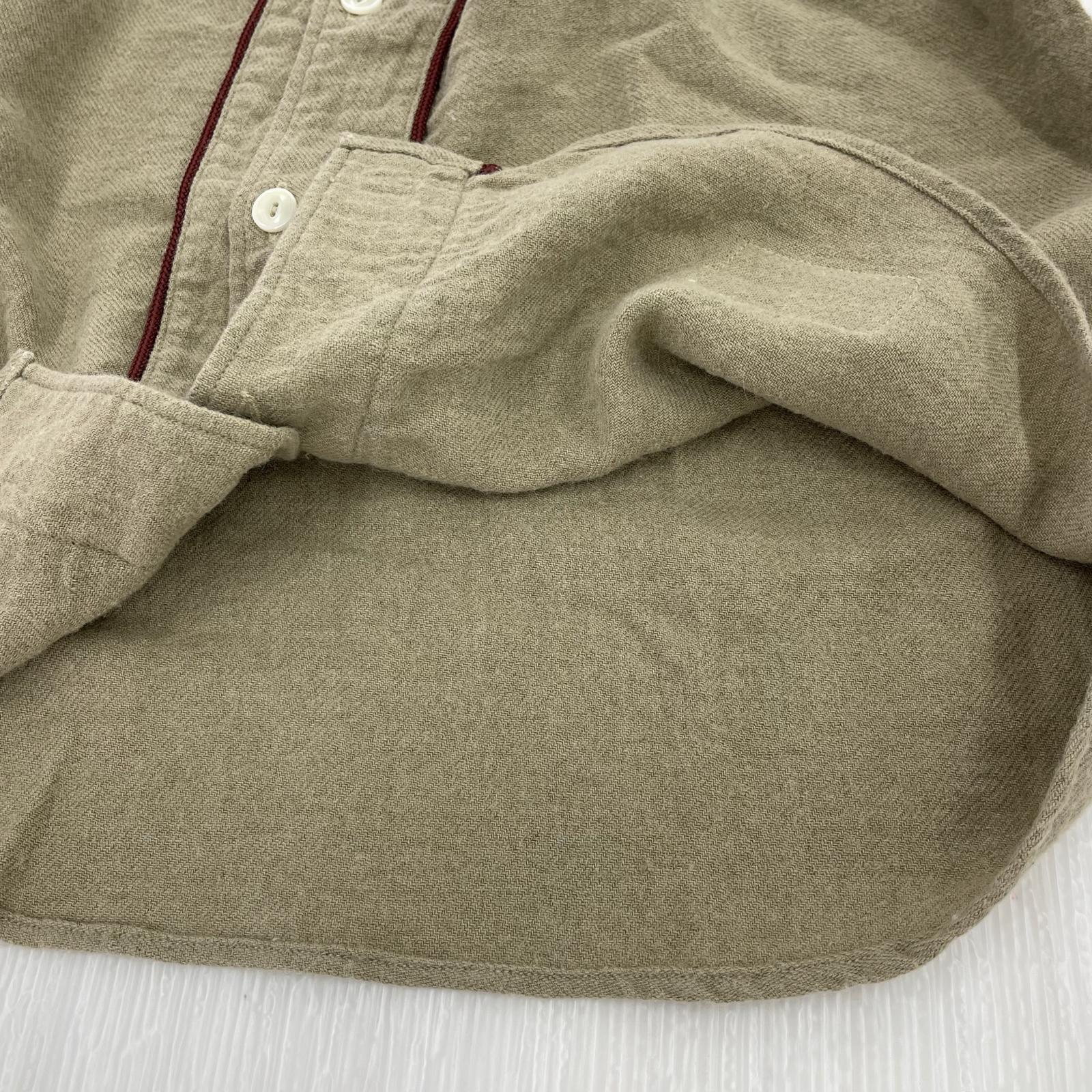 半袖シャツ DOOLITTLE BASE BALL SHIRT (M) M ベージュ
