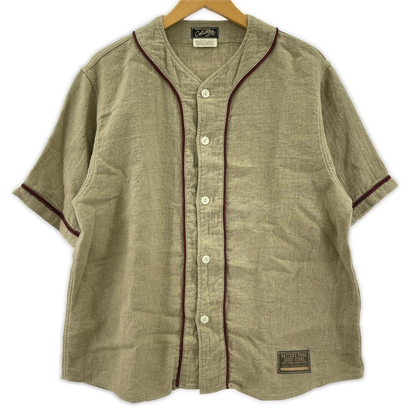 半袖シャツ DOOLITTLE BASE BALL SHIRT (M) M ベージュ