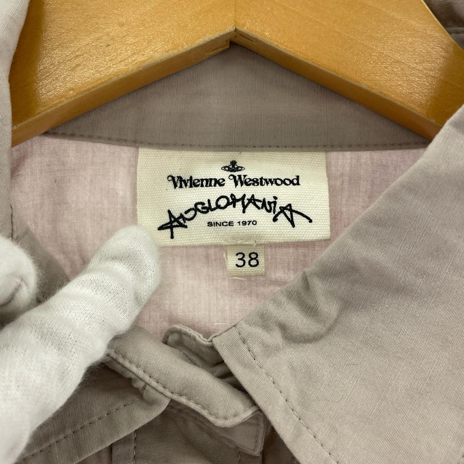 ワンピース Vivienne Westwood ANGLOMANIA バルーンシャツワンピース 38 ライトピンク