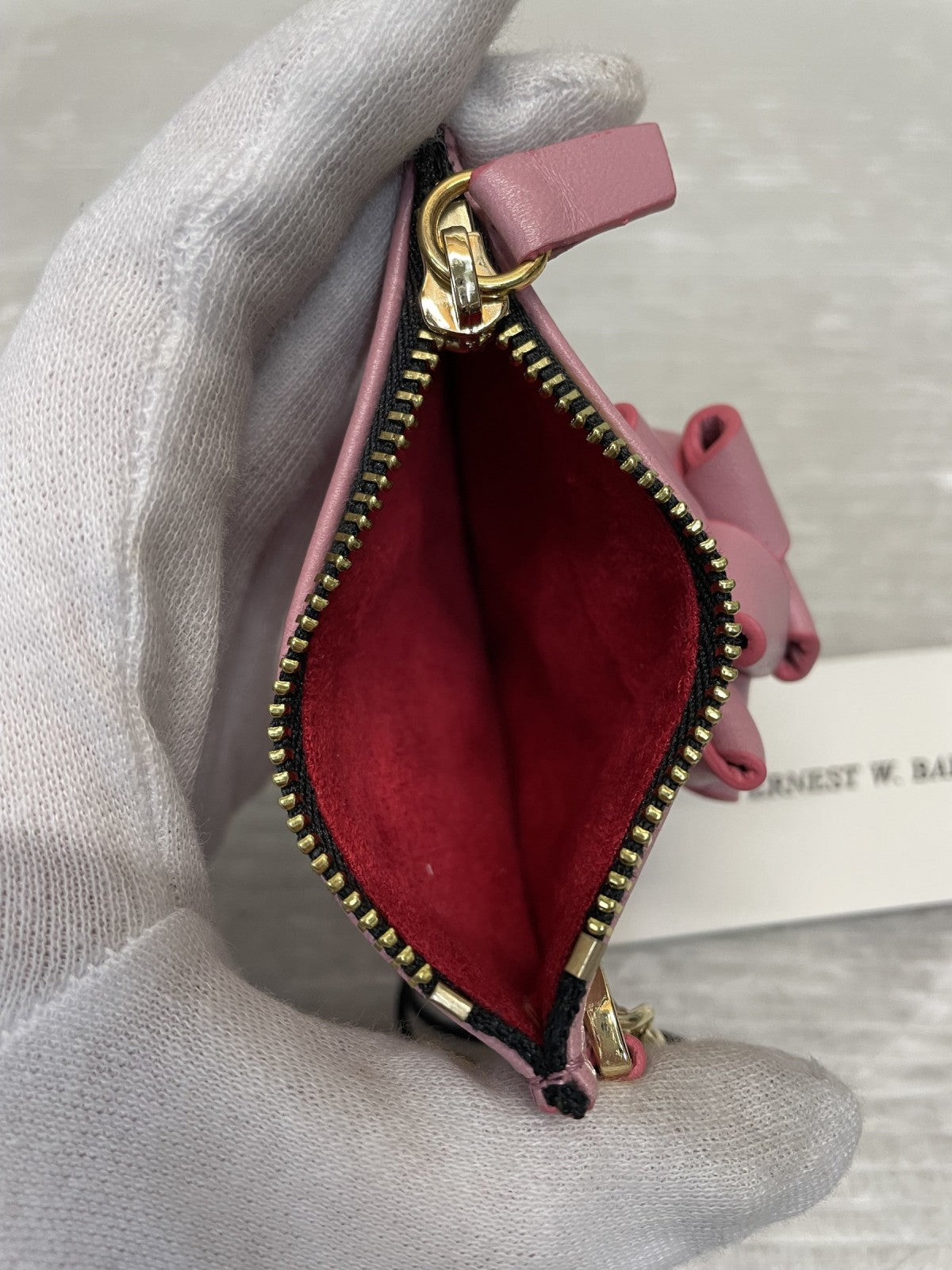 コインケース ERNEST W.BAKER PRESENT COIN POUCH ピンク