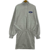 スウェット ハーフジップスウェットワンピース F GRY フリー グレー