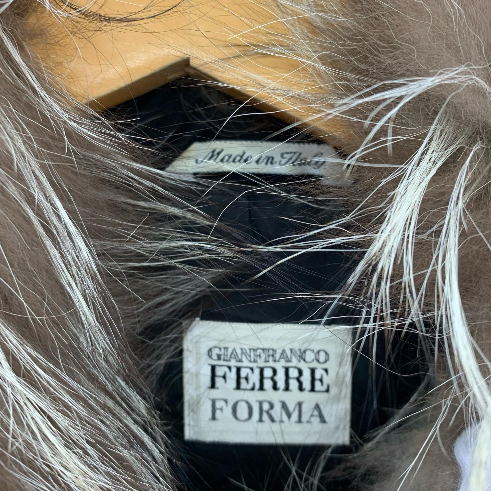 ダウンジャケット Fur Jacket BLK 44 ブラック