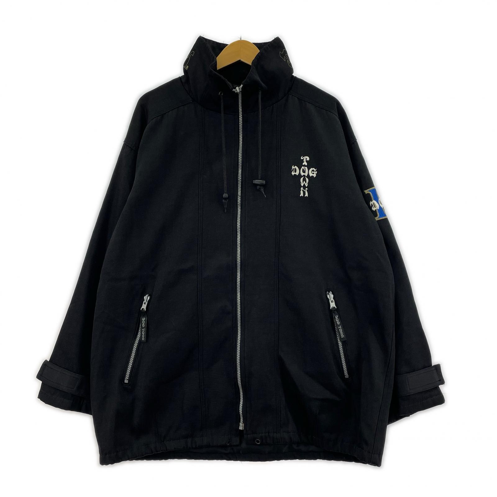 ジャケット 90s DOGTOWN Nylon Jacket BLK F フリー ブラック