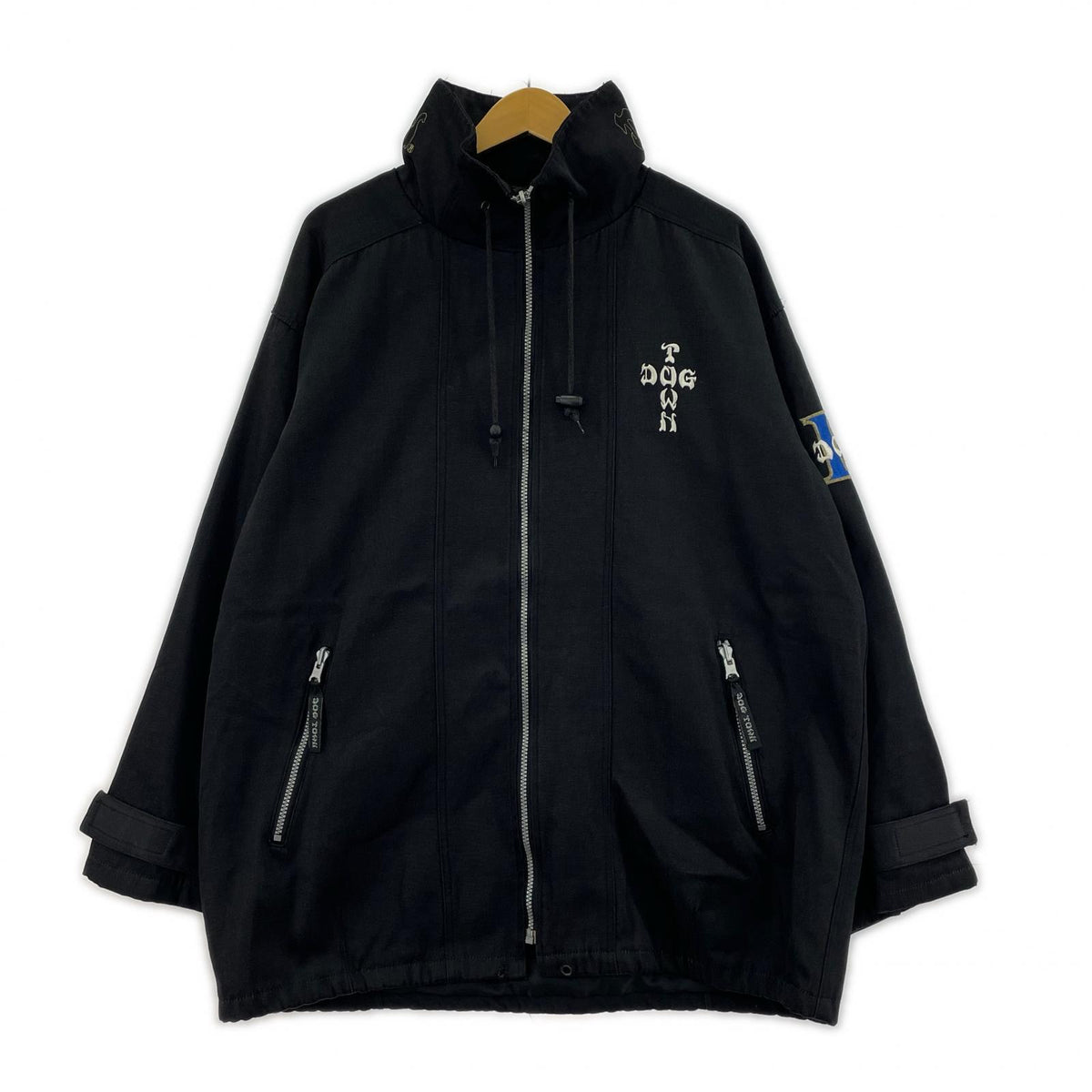 ジャケット 90s DOGTOWN Nylon Jacket BLK F フリー ブラック