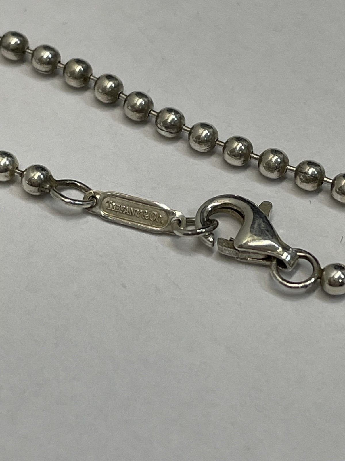 Tiffany&Co. アトラス ニューメリック プレートネックレス