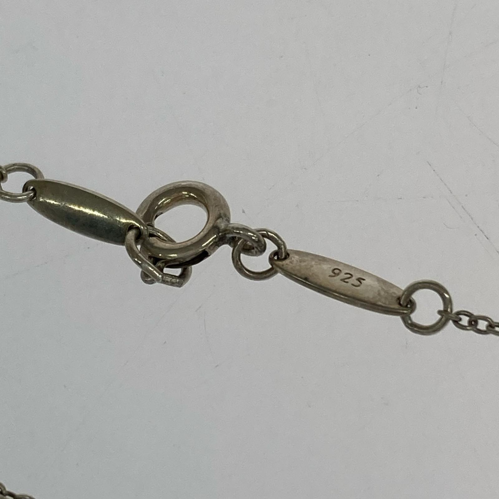 Tiffany&Co. ノーツレター イニシャルS シルバーネックレス