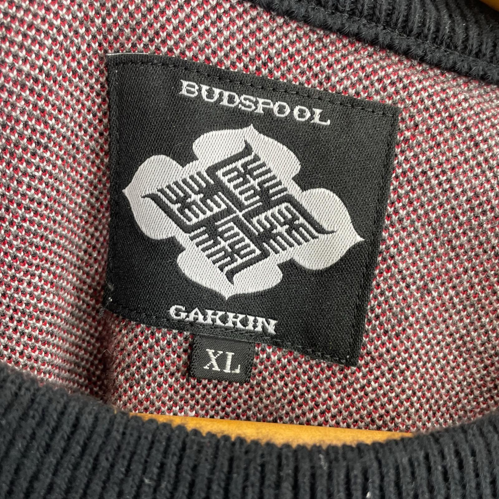 ニット BUDSPOOL GAKKIN 渦軍鶏 COTTON KNIT JACQUARD