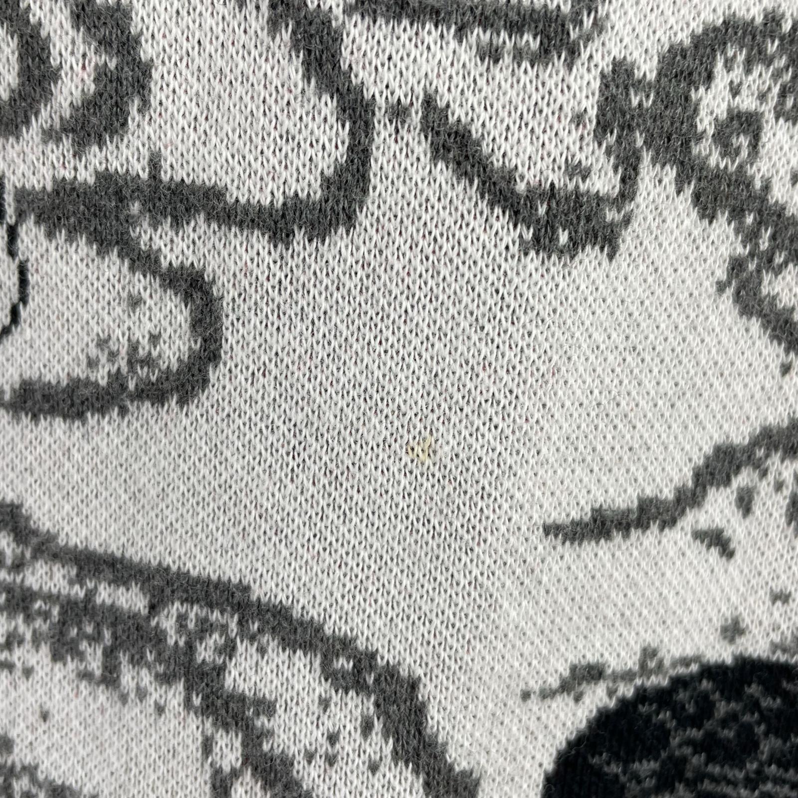 ニット BUDSPOOL GAKKIN 渦軍鶏 COTTON KNIT JACQUARD