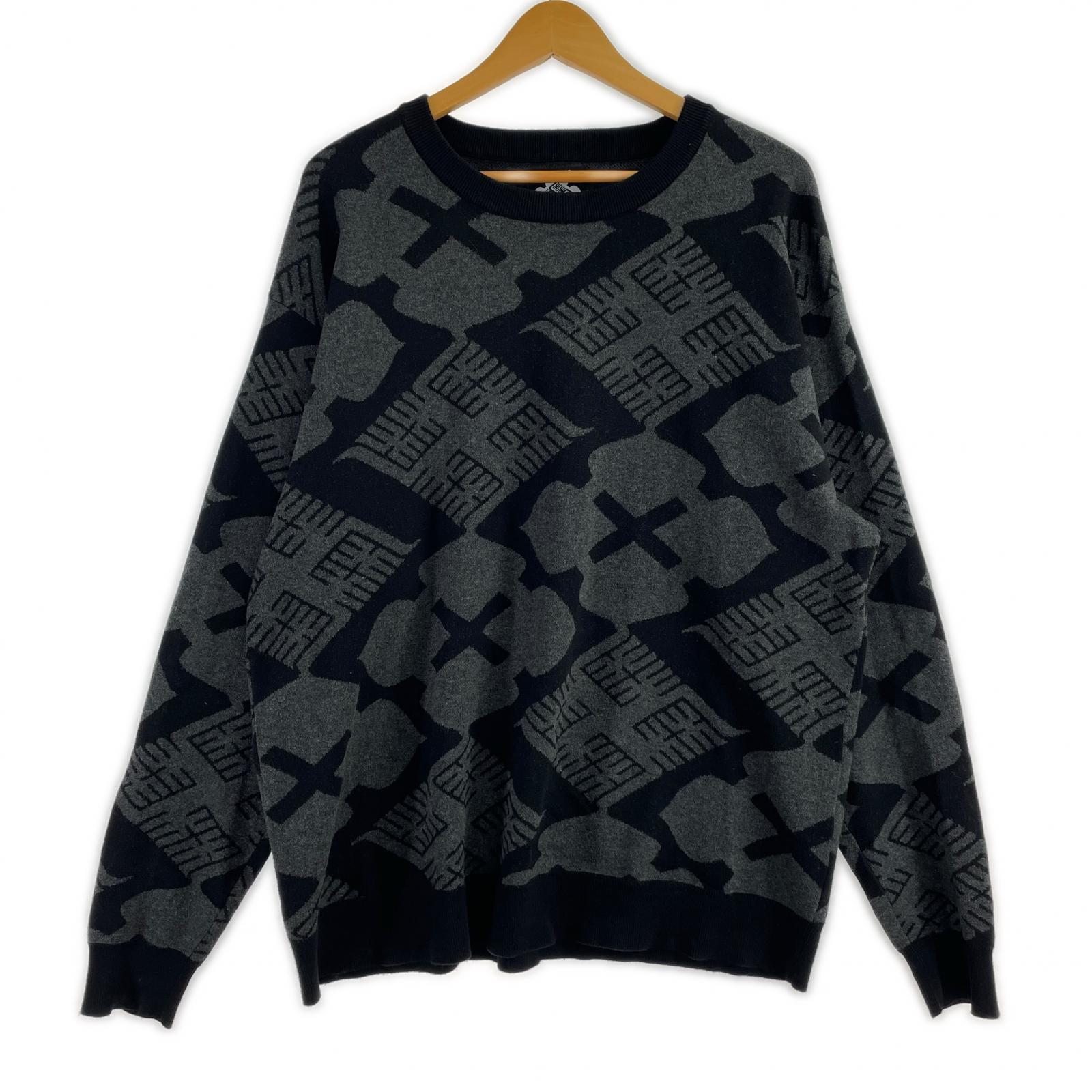 ニット BUDSPOOL 花罰 GAKKIN COTTON KNIT JACQUARD