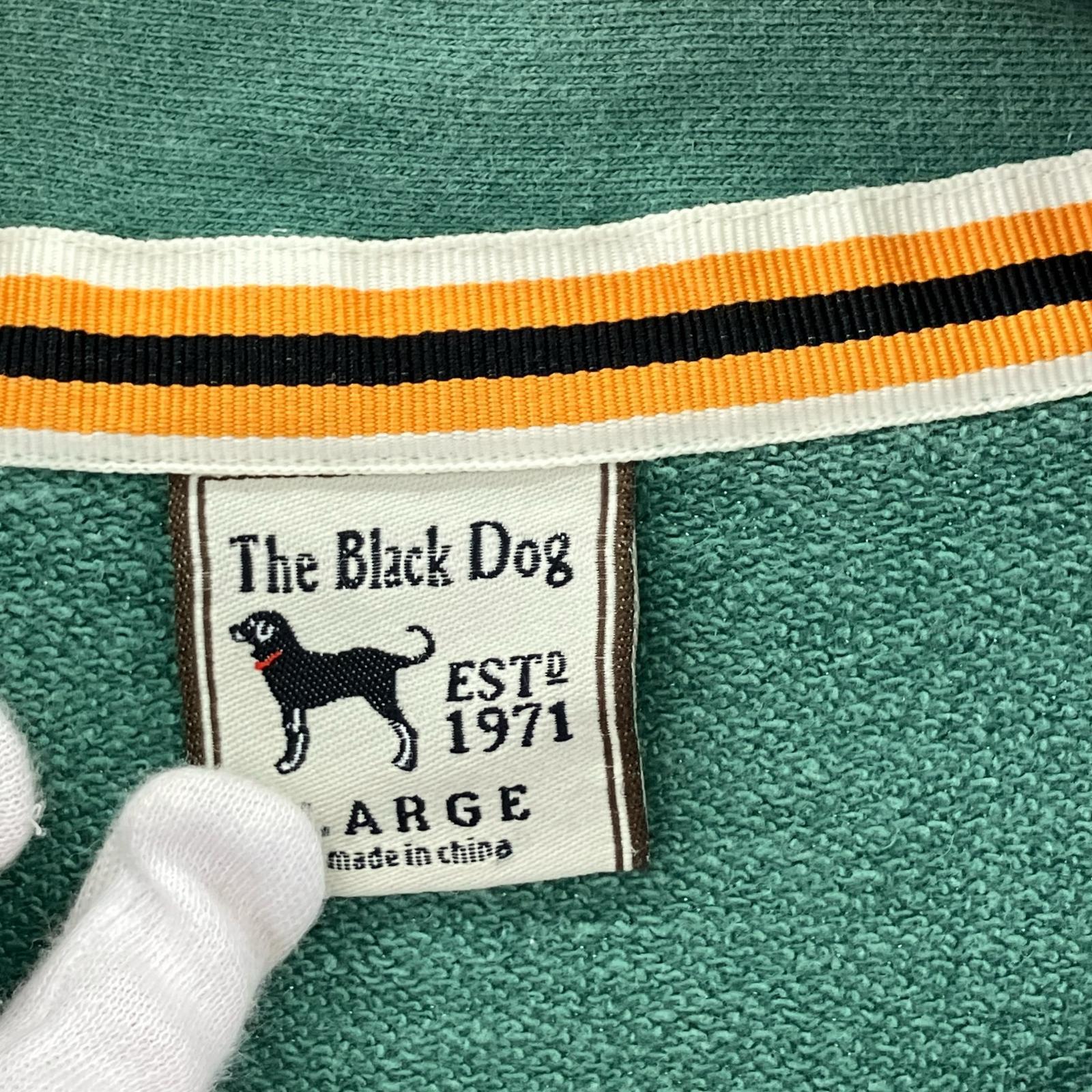 スウェット The Black Dog ハーフジップ 緑(L) L グリーン