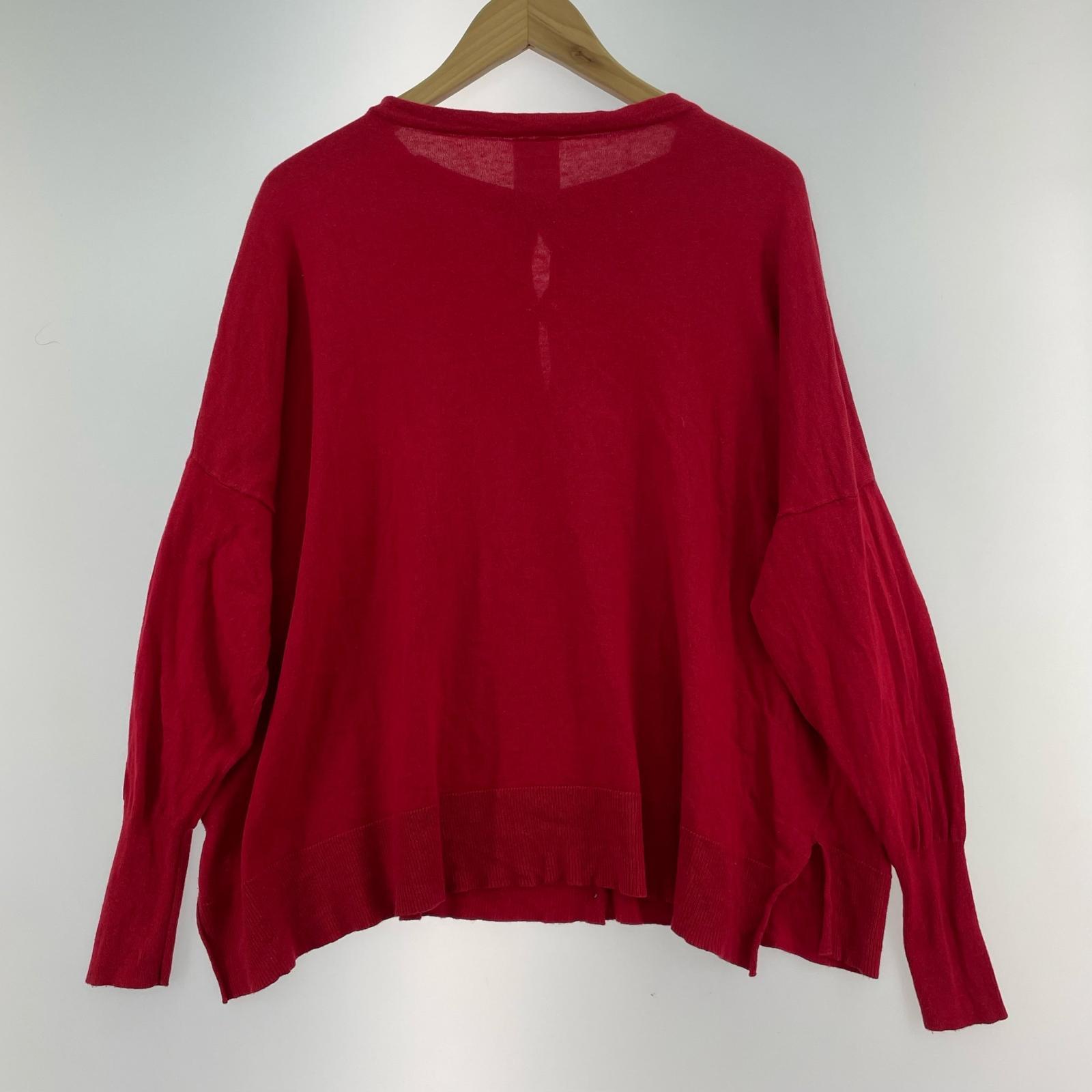 カーディガン Veritecoeur カーディガン F レッド レッド