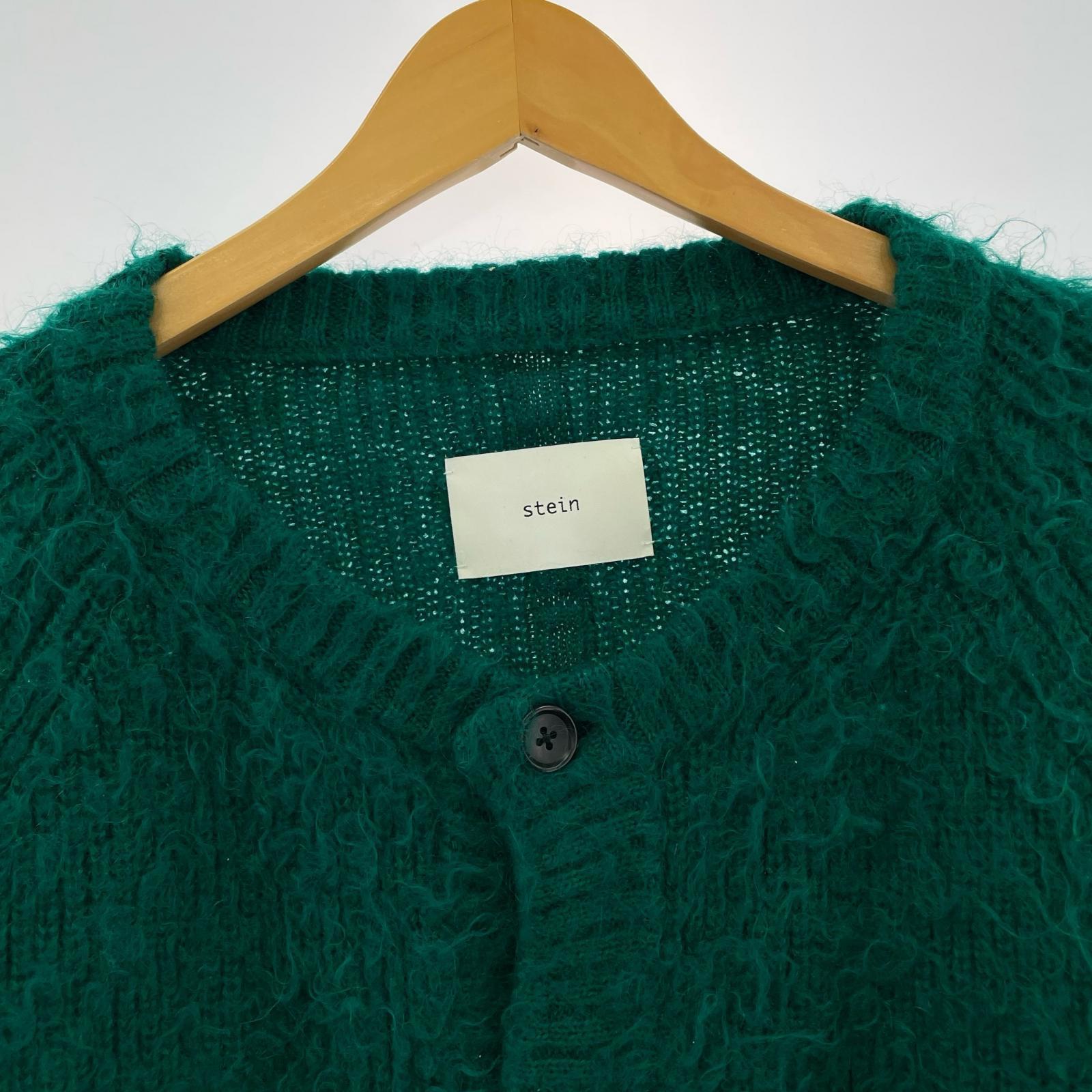 カーディガン 20AW KID MOHAIR CARDIGAN M グリーン M グリーン
