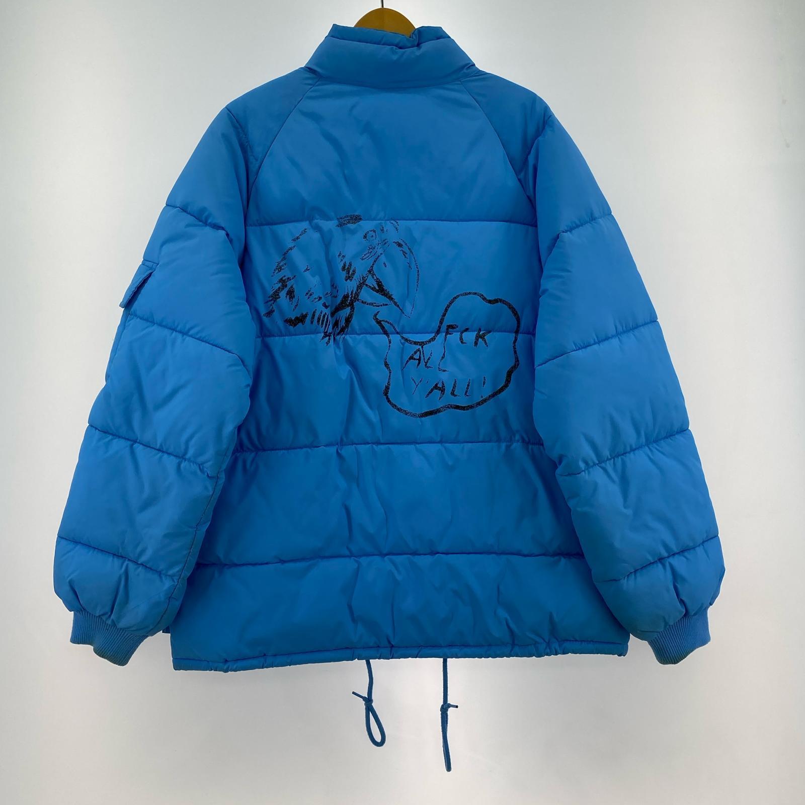 ダウンジャケット 水色 M ブルー