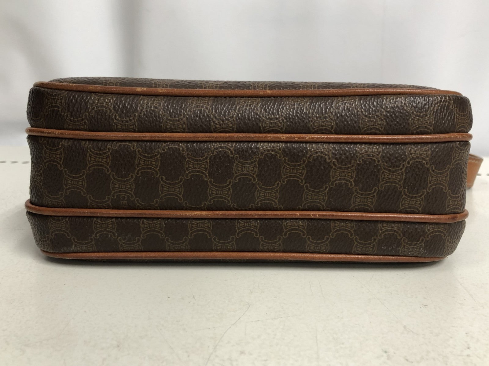 CELINE マカダム柄 ショルダーバッグ