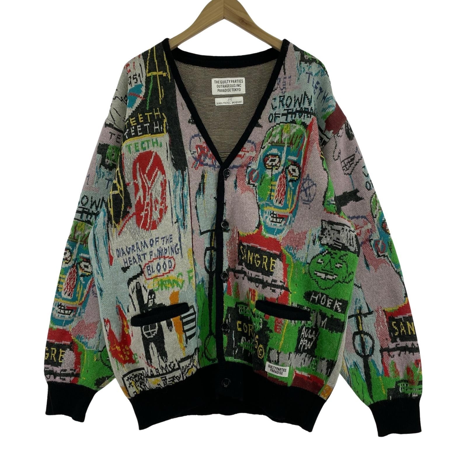 カーディガン 22AW JEAN-MICHEL BASQUIAT (L) L