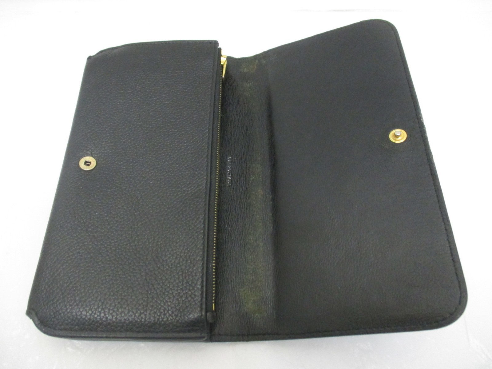 CASH LARGE FLAP WALLET ブラック