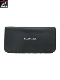 CASH LARGE FLAP WALLET ブラック
