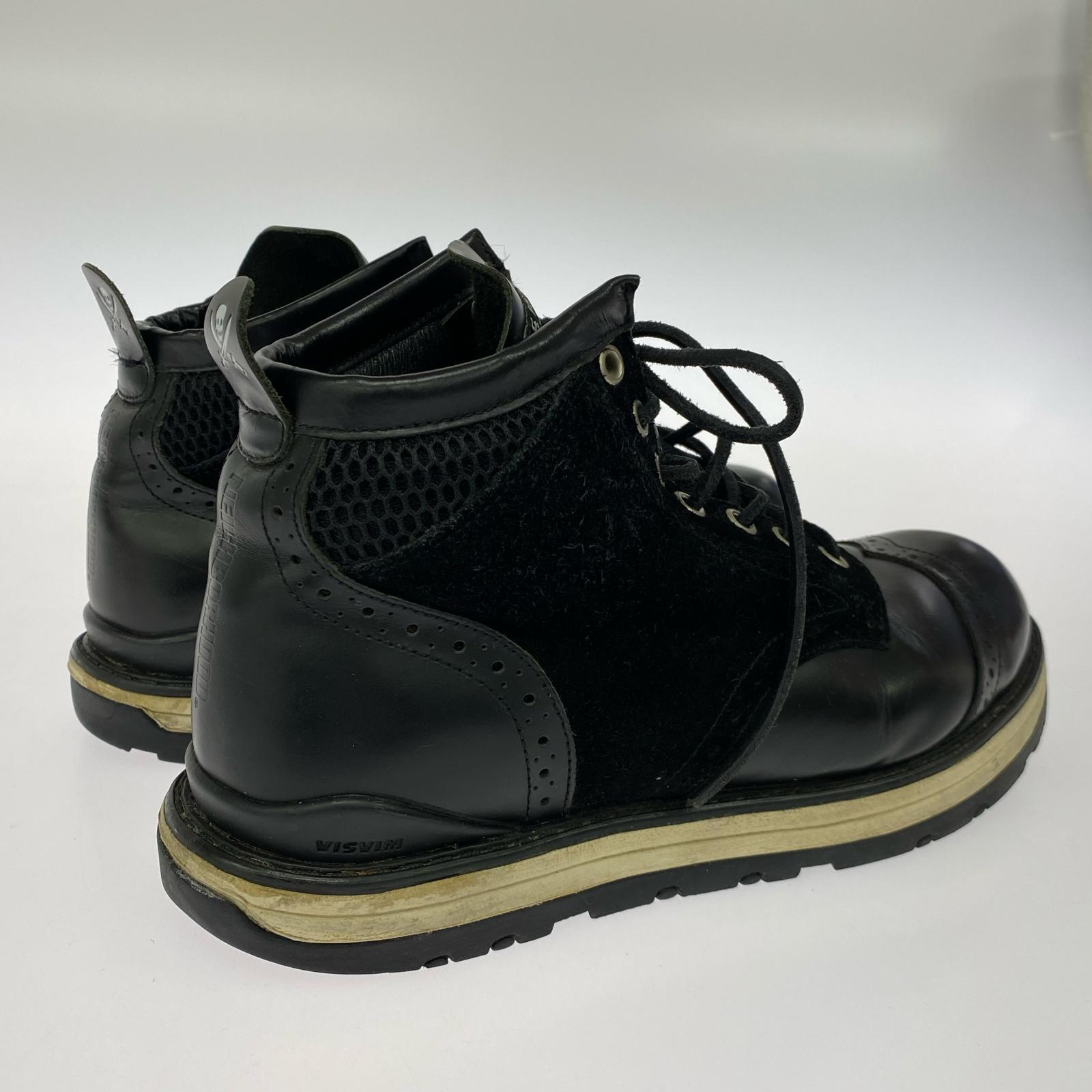 ブーツ ×NEIGHBORHOOD 7HOLE 9.5 BLK ブラック