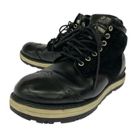 ブーツ ×NEIGHBORHOOD 7HOLE 9.5 BLK ブラック