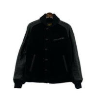 ジャケット Y'2 LEATHER レザー切替スエードジャケット 38 ブラック