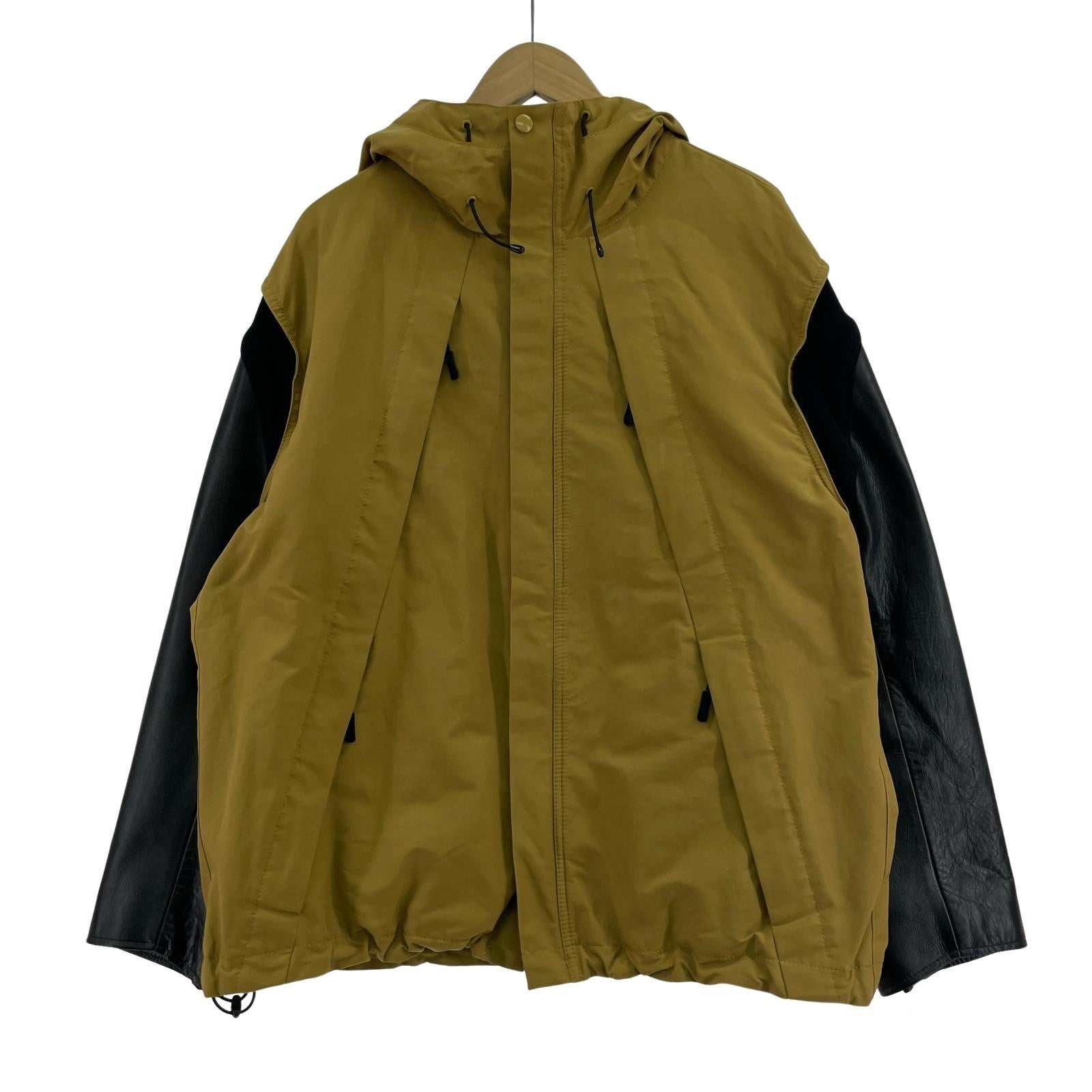 ジャケット 24AW レザースリーブ マウンテンパーカー (2) 2