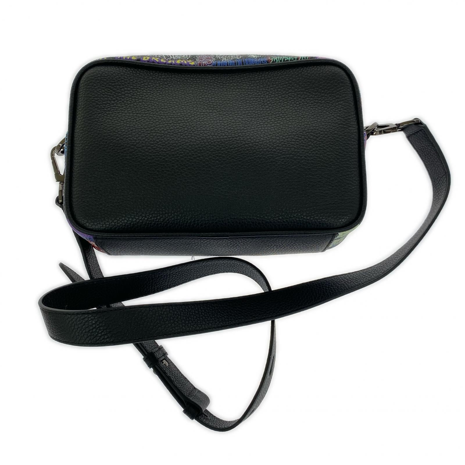 ショルダーバッグ Black Graffiti Star Hammered Leather ブラック