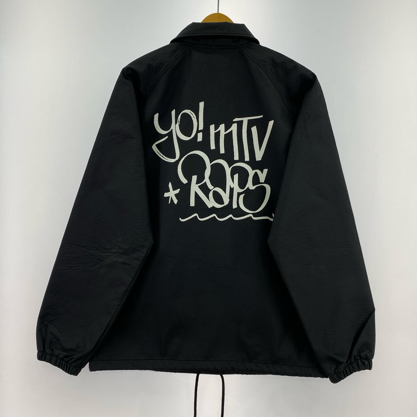 ジャケット × Yo! MTV Rap コーチジャケット ブラック S ブラック