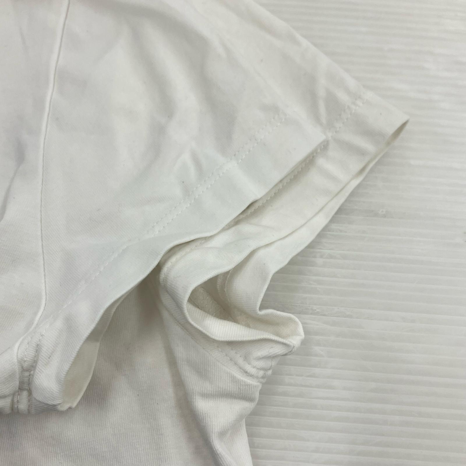 半袖Tシャツ レース/ロゴ/WHT 42 ホワイト