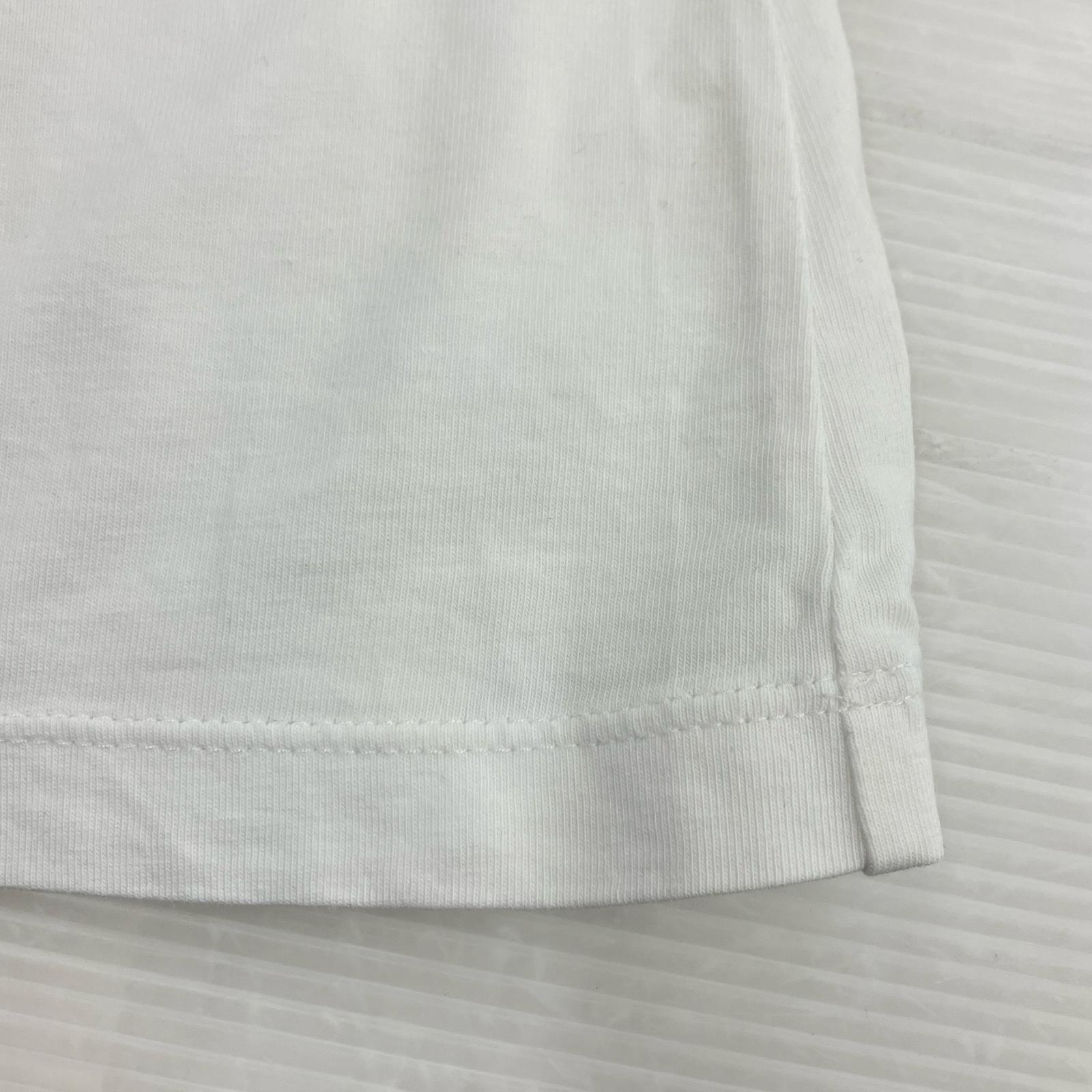 半袖Tシャツ レース/ロゴ/WHT 42 ホワイト