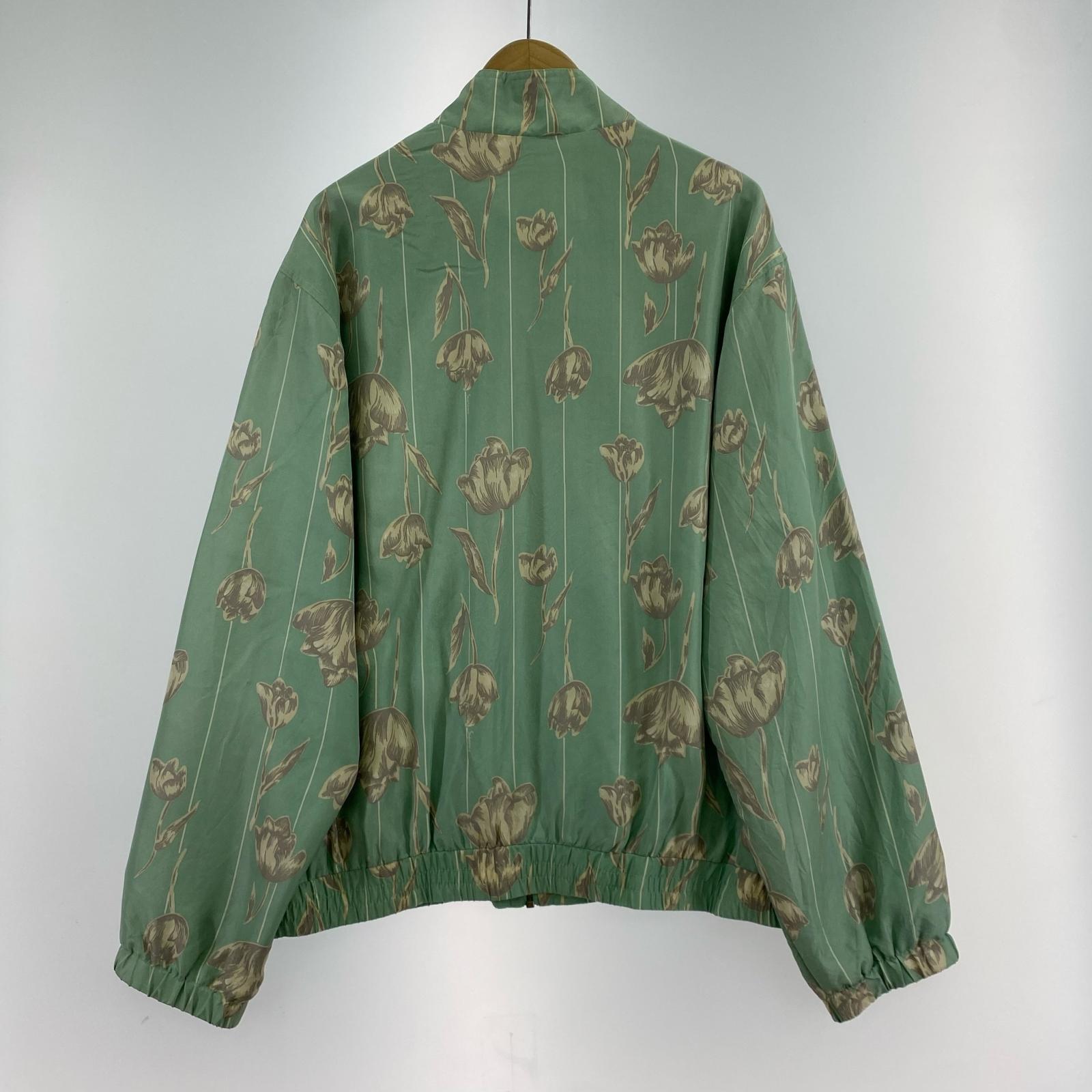 ジャケット 19SS Floral Silk Track Jacket 緑 L