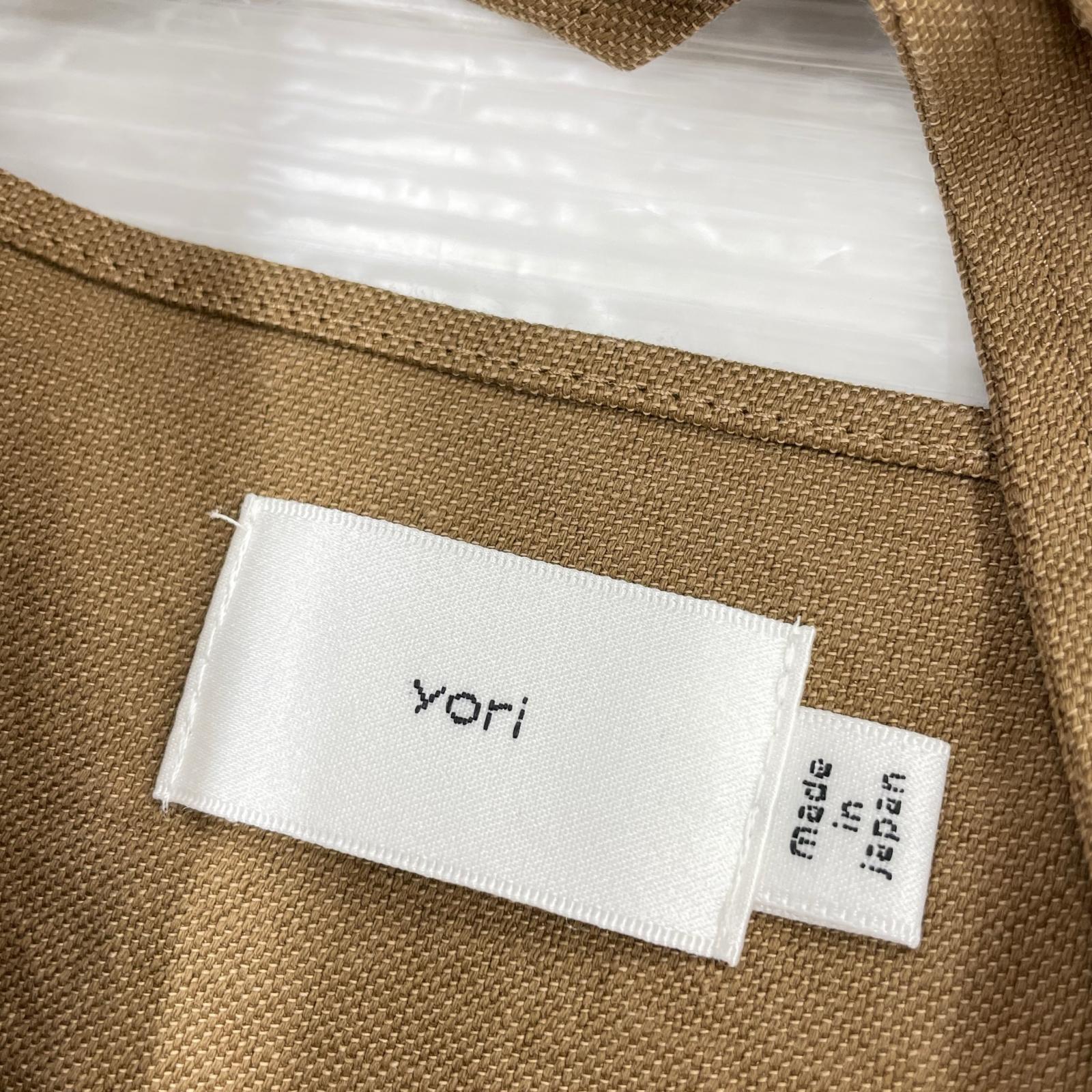 その他トップス yori バックリボンティアードノースリーブ ブラウン