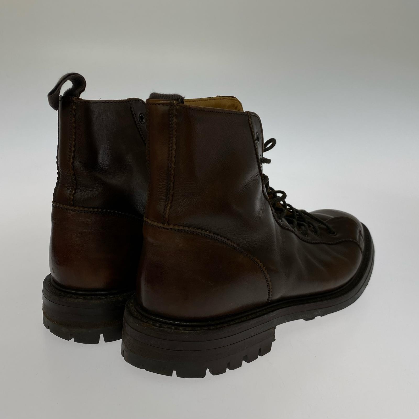 ブーツ M6087 Ankle lace up boots (7 1/2) ブラウン